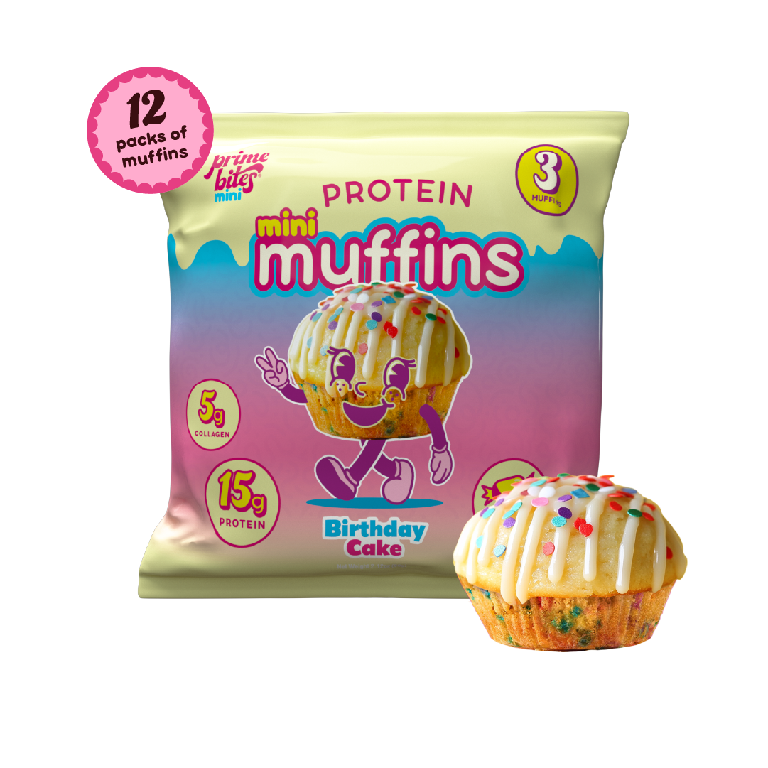 Birthday Cake Mini Muffins