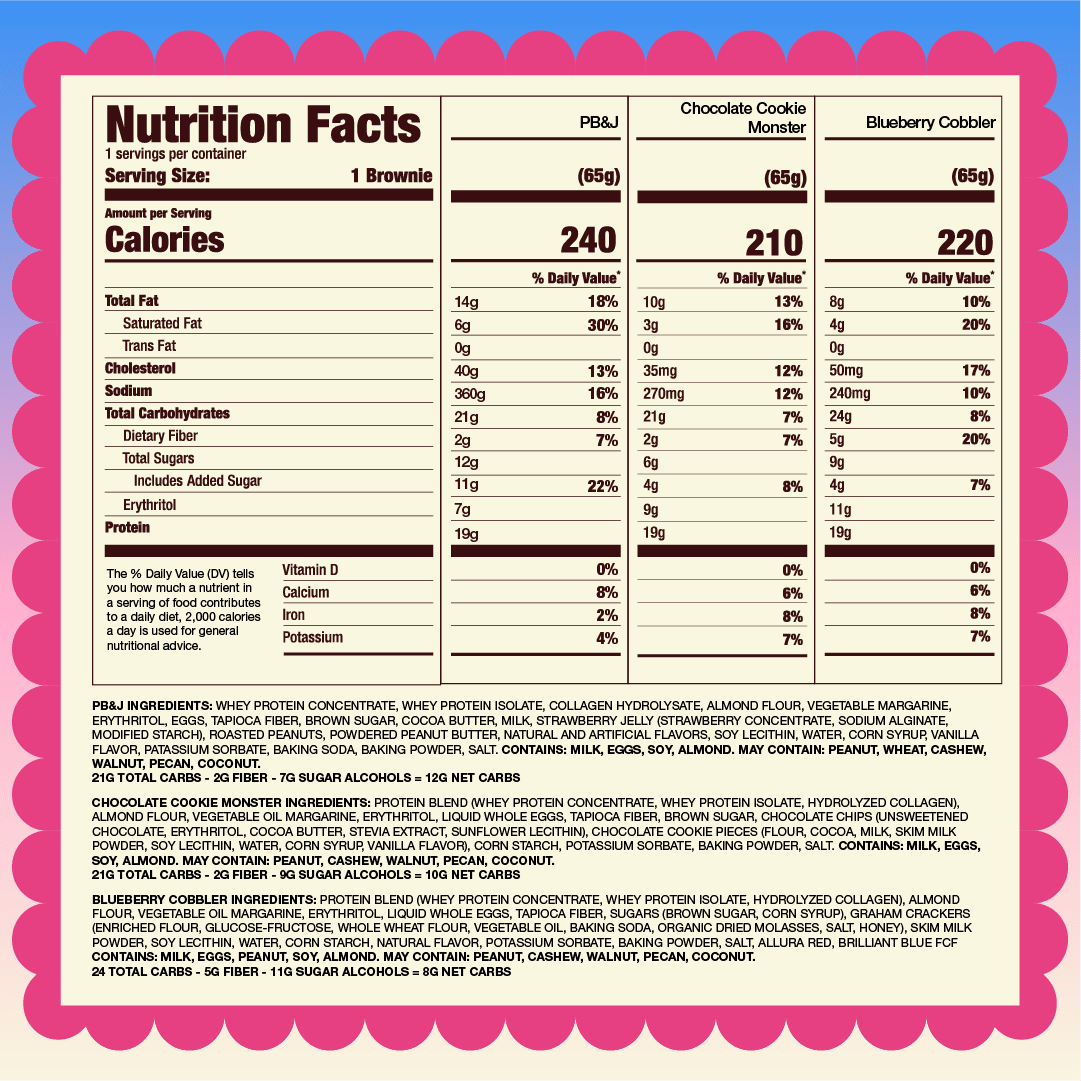 Brownie Variety Pack - Prime Bites