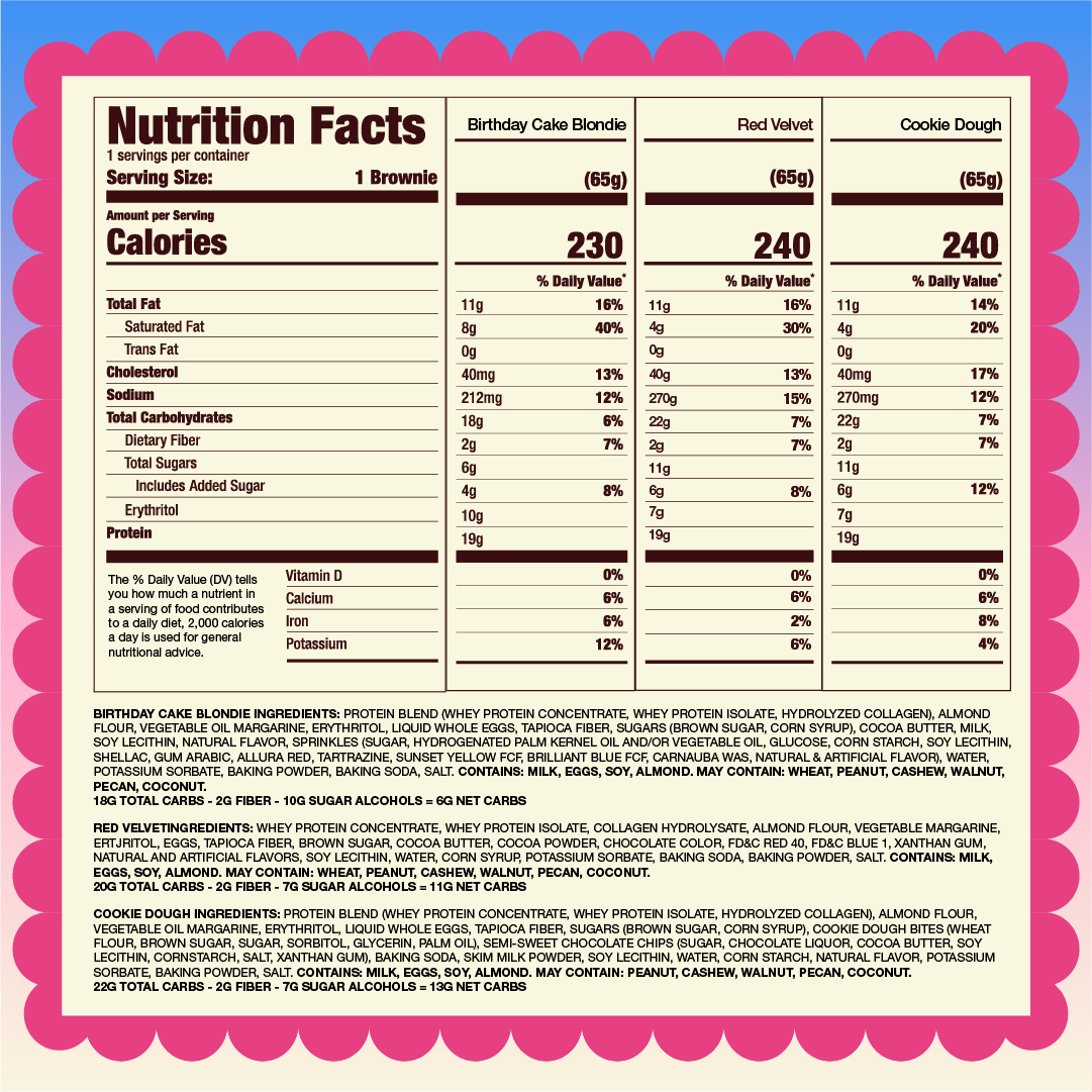 Protein Brownie Variety Pack - Prime Bites