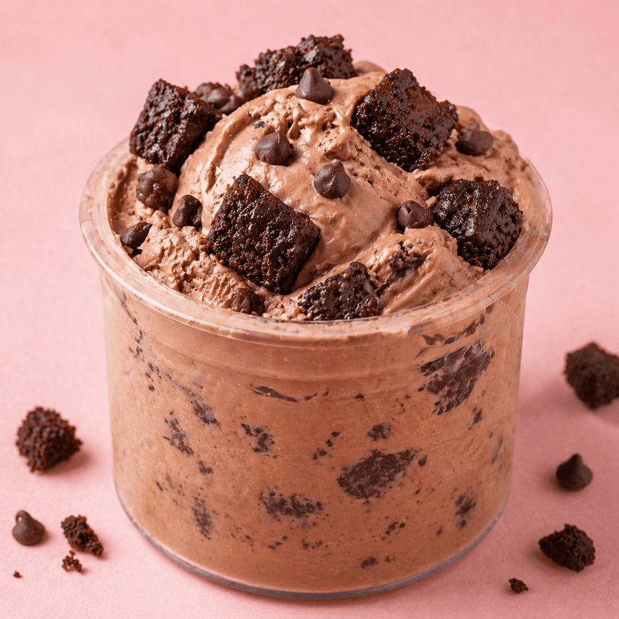 Chocolate Brownie Ninja Creami Protein Ice Cream - Prime Bites