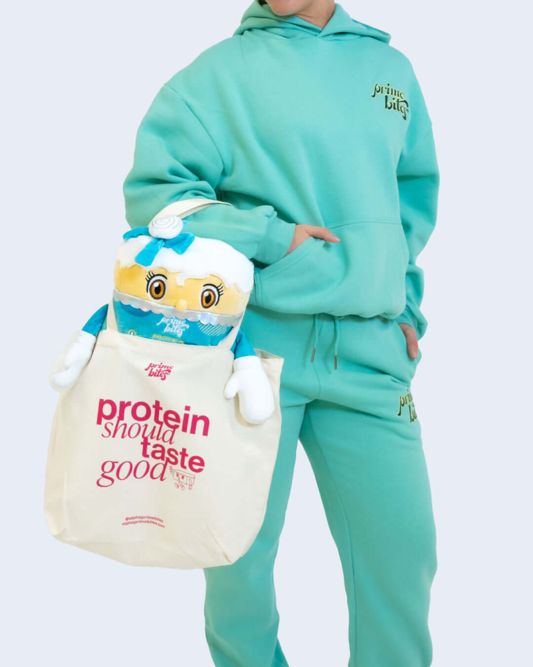 Prime Bites Plushie Pillow - Cinnamon Roll
