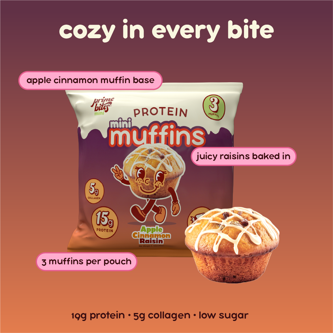 Apple Cinnamon Raisin Mini Muffins