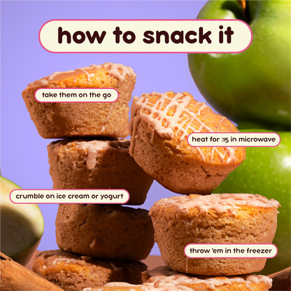 Apple Cinnamon Raisin Mini Muffins