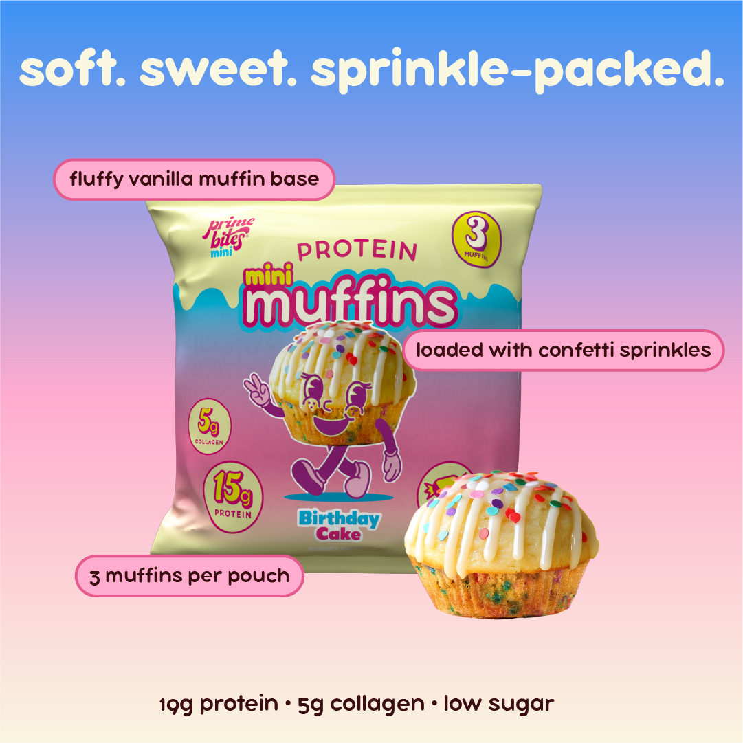 Birthday Cake Mini Muffins