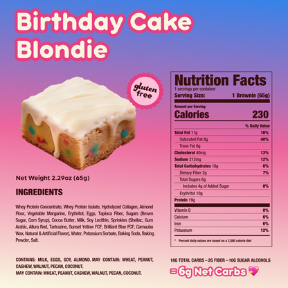 Birthday Cake Blondie