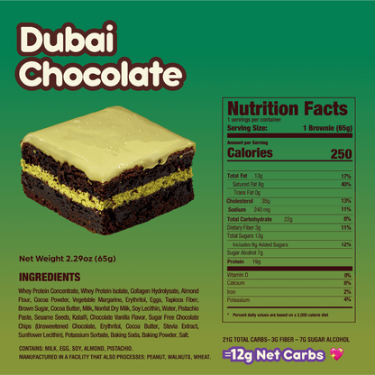 Dubai Chocolate Brownie