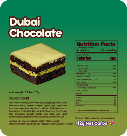 Dubai Chocolate Brownie