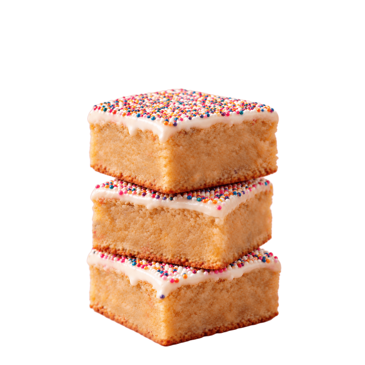 Stack of Prime Bites protein brownies