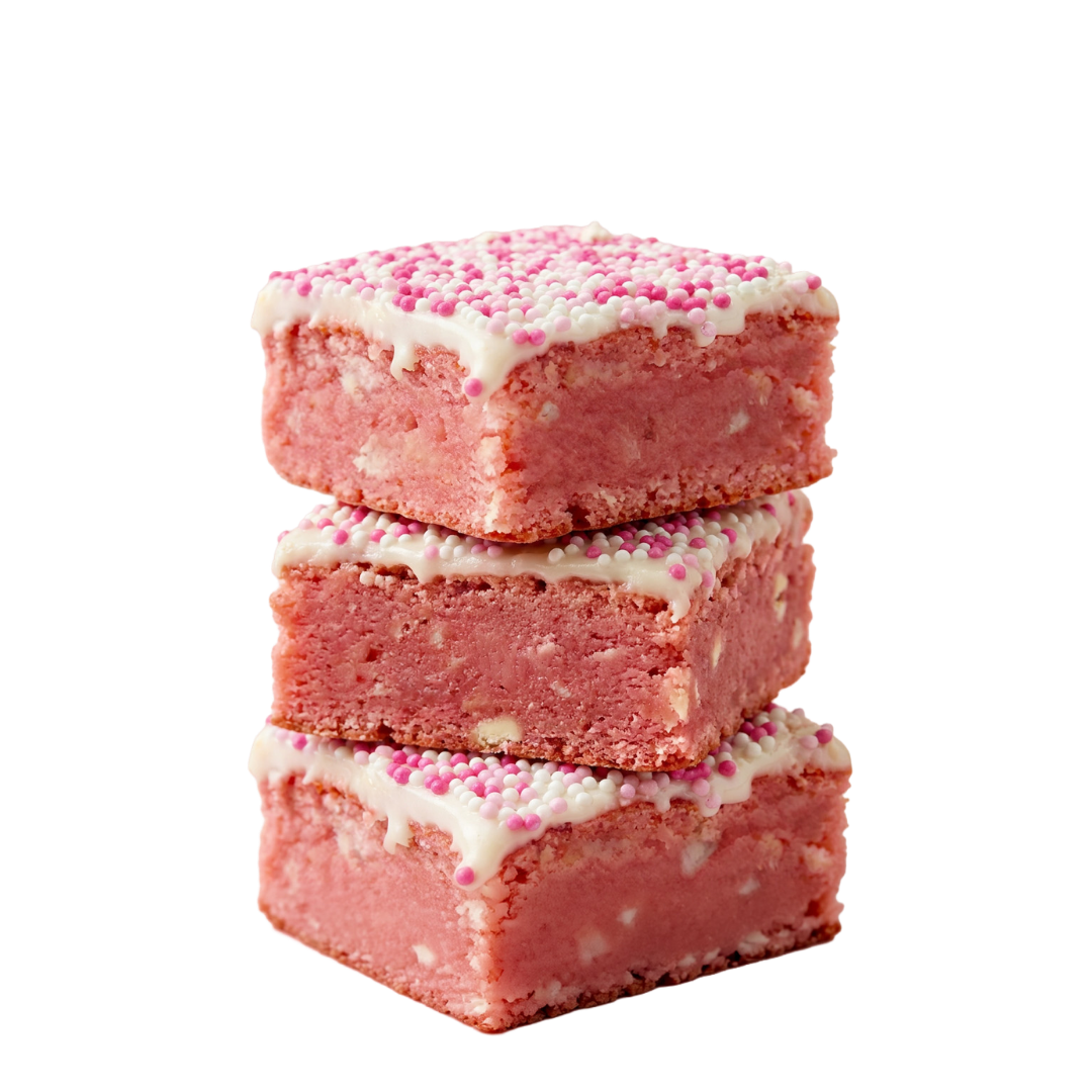 Stack of Prime Bites protein brownies