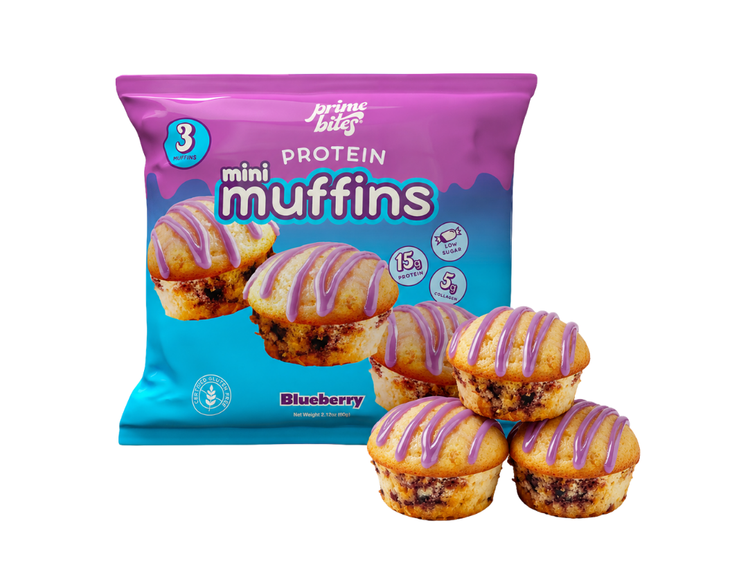 Prime Bites protein mini muffins