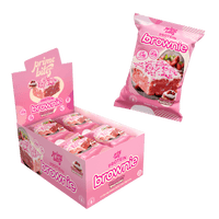 Strawberry Shortcake Protein Brownies
