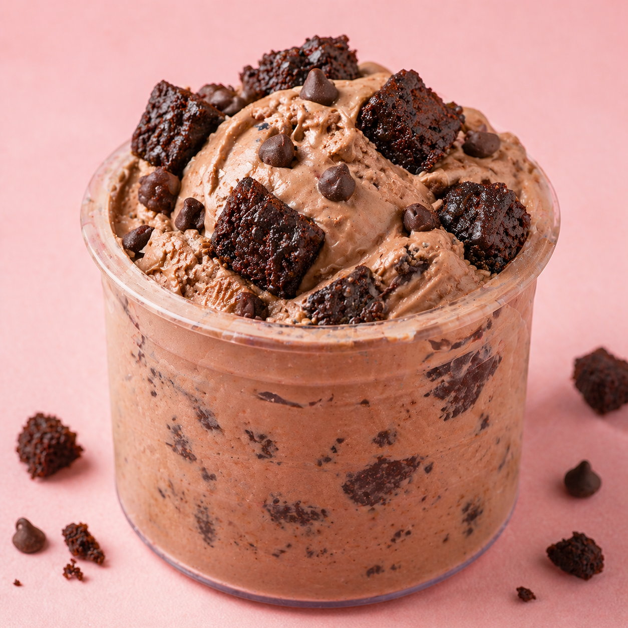 Chocolate Brownie Ninja Creami Protein Ice Cream