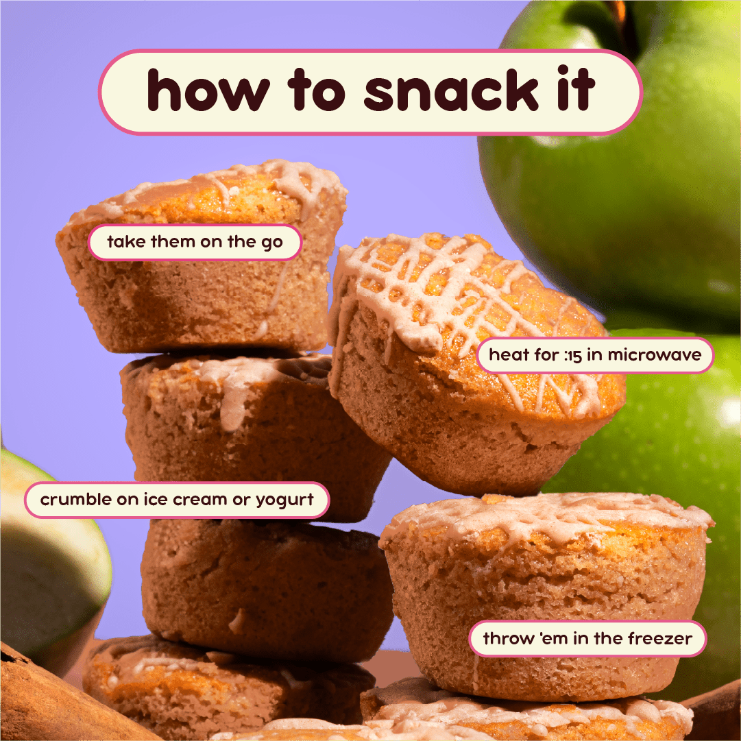 Apple Cinnamon Raisin Mini Muffins - Prime Bites