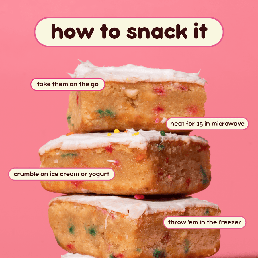 Birthday Cake Blondie - Prime Bites