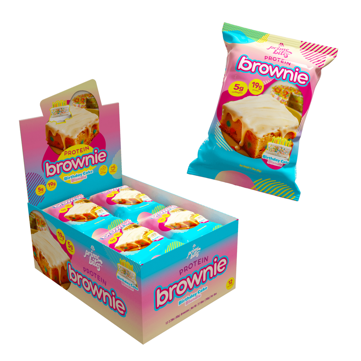 Birthday Cake Blondie - Prime Bites