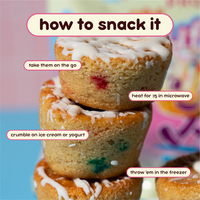 Birthday Cake Mini Muffins - Prime Bites
