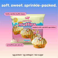Birthday Cake Mini Muffins - Prime Bites