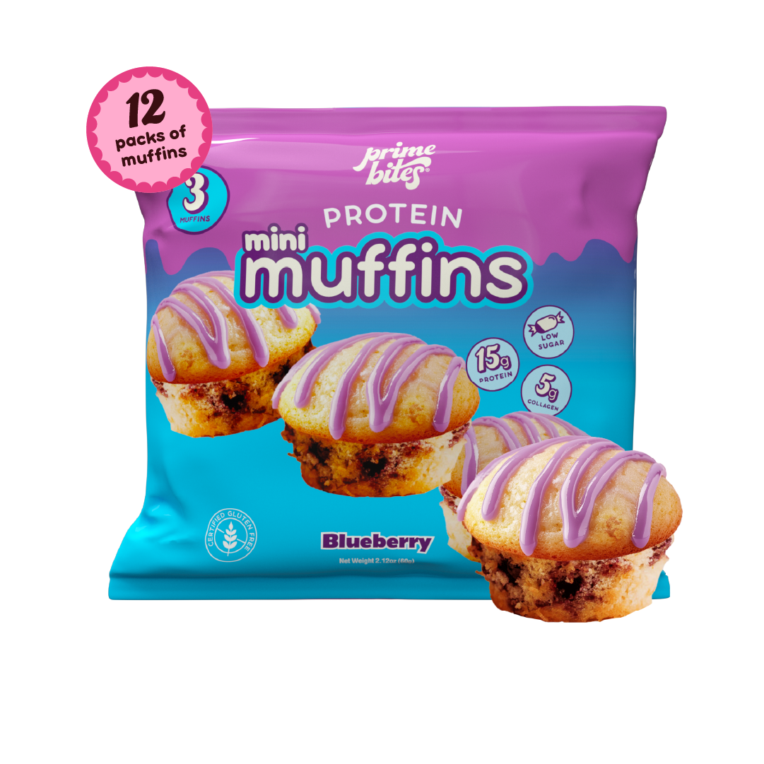 Blueberry Mini Muffins - Prime Bites