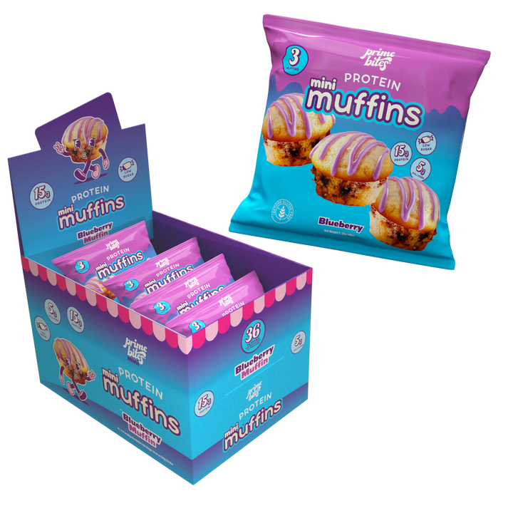 Blueberry Mini Muffins - Prime Bites