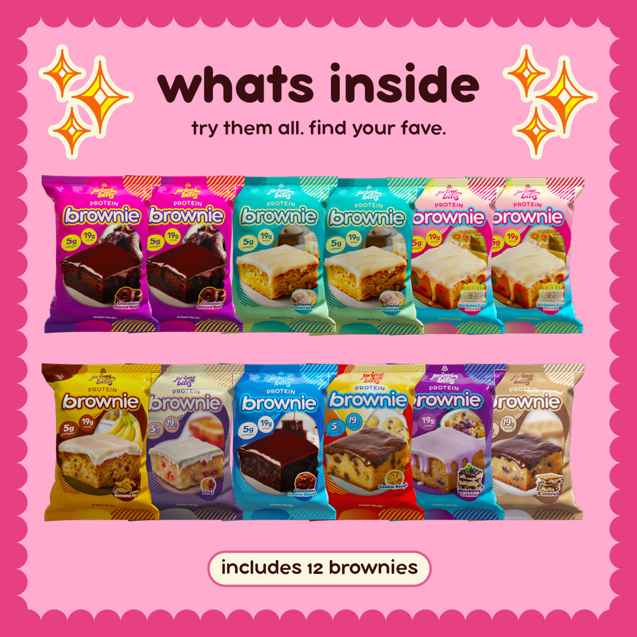 Brownie Variety Pack - Prime Bites