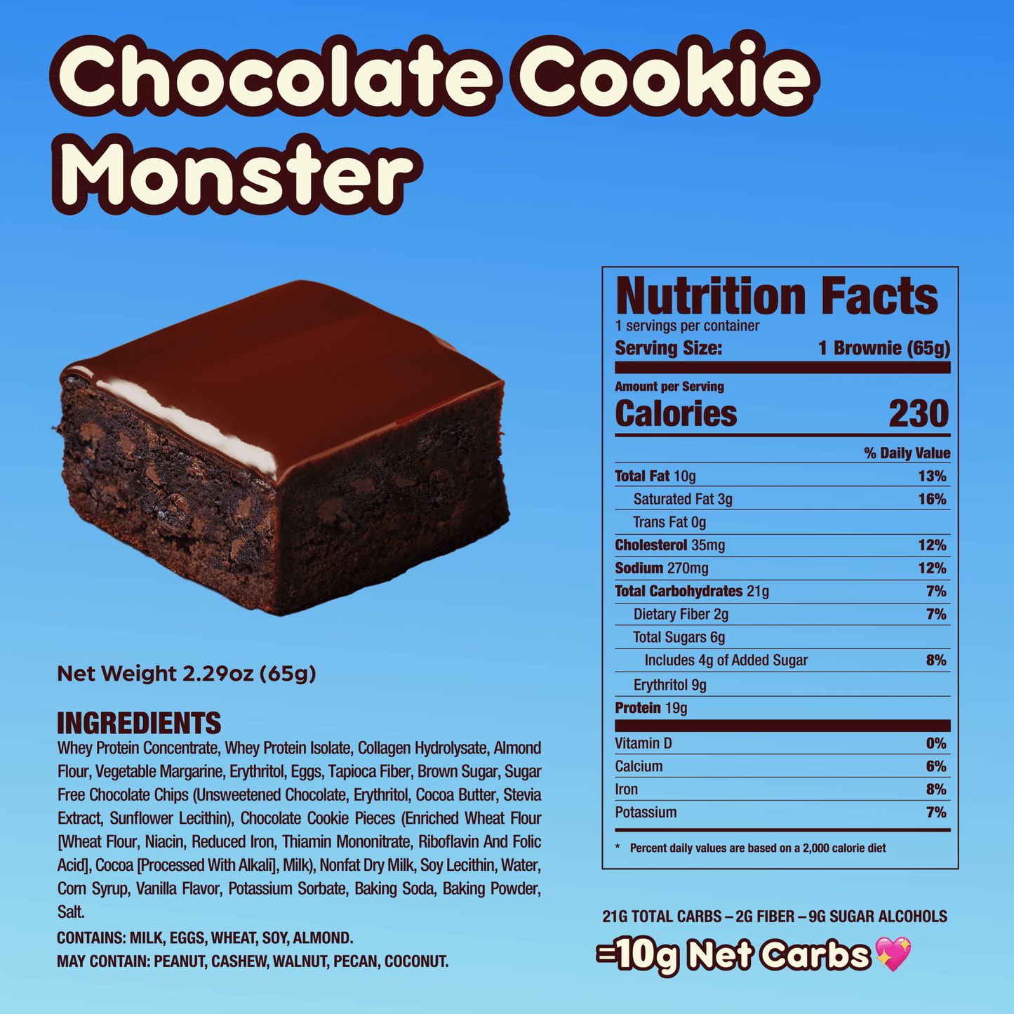 Chocolate Cookie Monster - Prime Bites