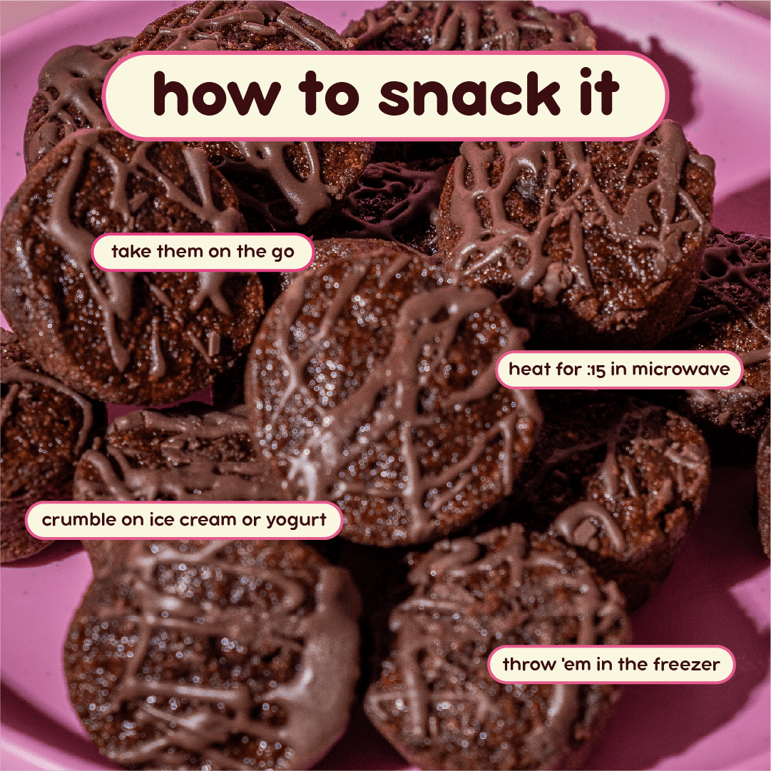 Chocolate Fudge Mini Muffins - Prime Bites