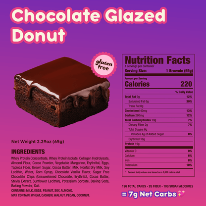 Chocolate Glazed Donut - Prime Bites