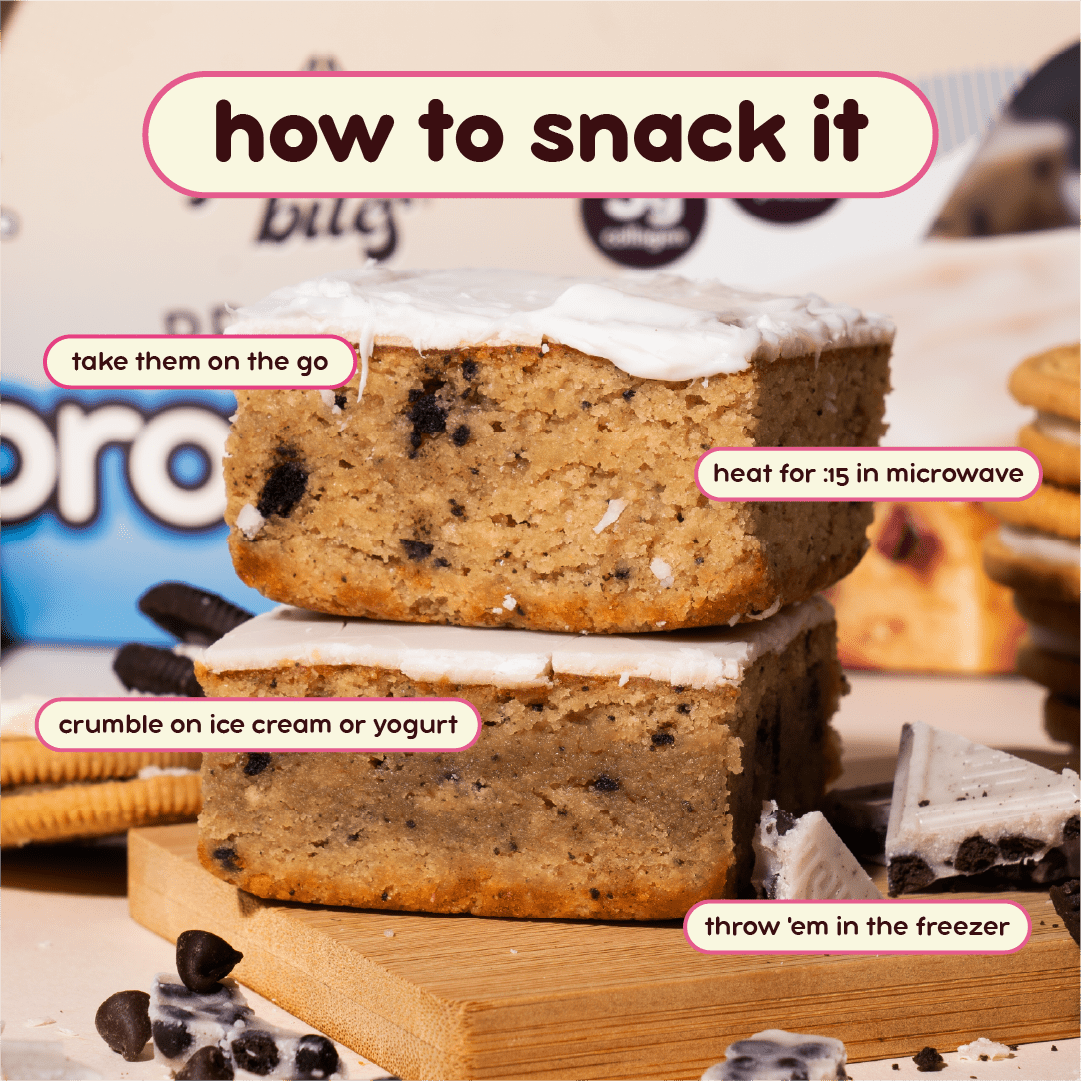 Cookies & Cream Blondie - Prime Bites