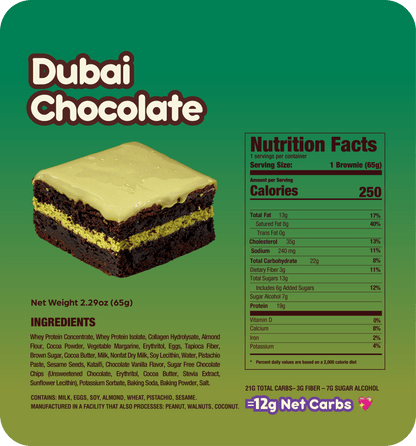 Dubai Chocolate Brownie - Prime Bites