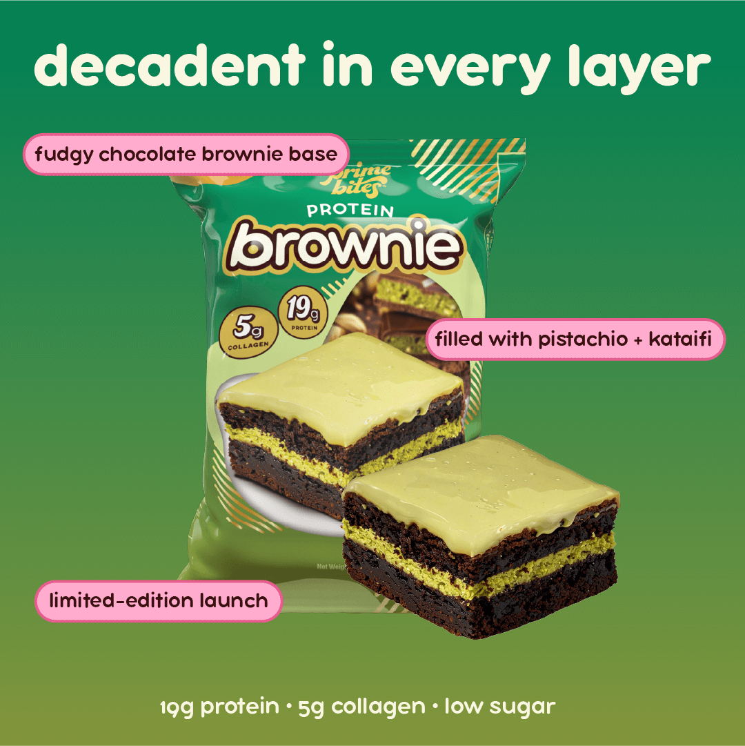 Dubai Chocolate Brownie - Prime Bites