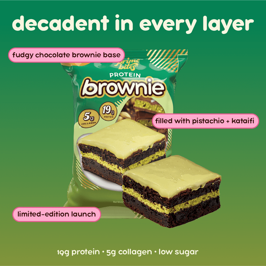 Dubai Chocolate Brownie - Prime Bites