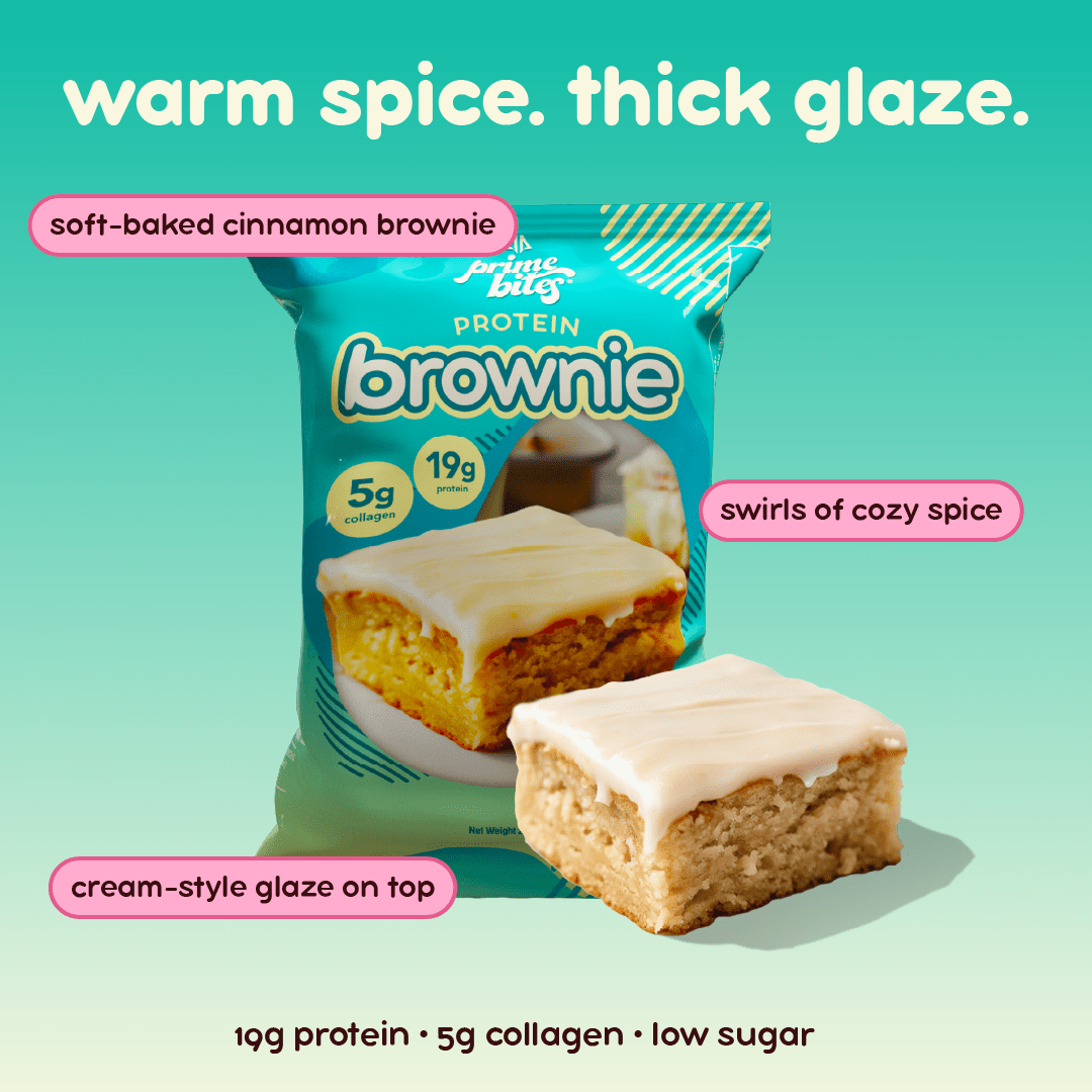 Glazed Cinnamon Roll - Prime Bites