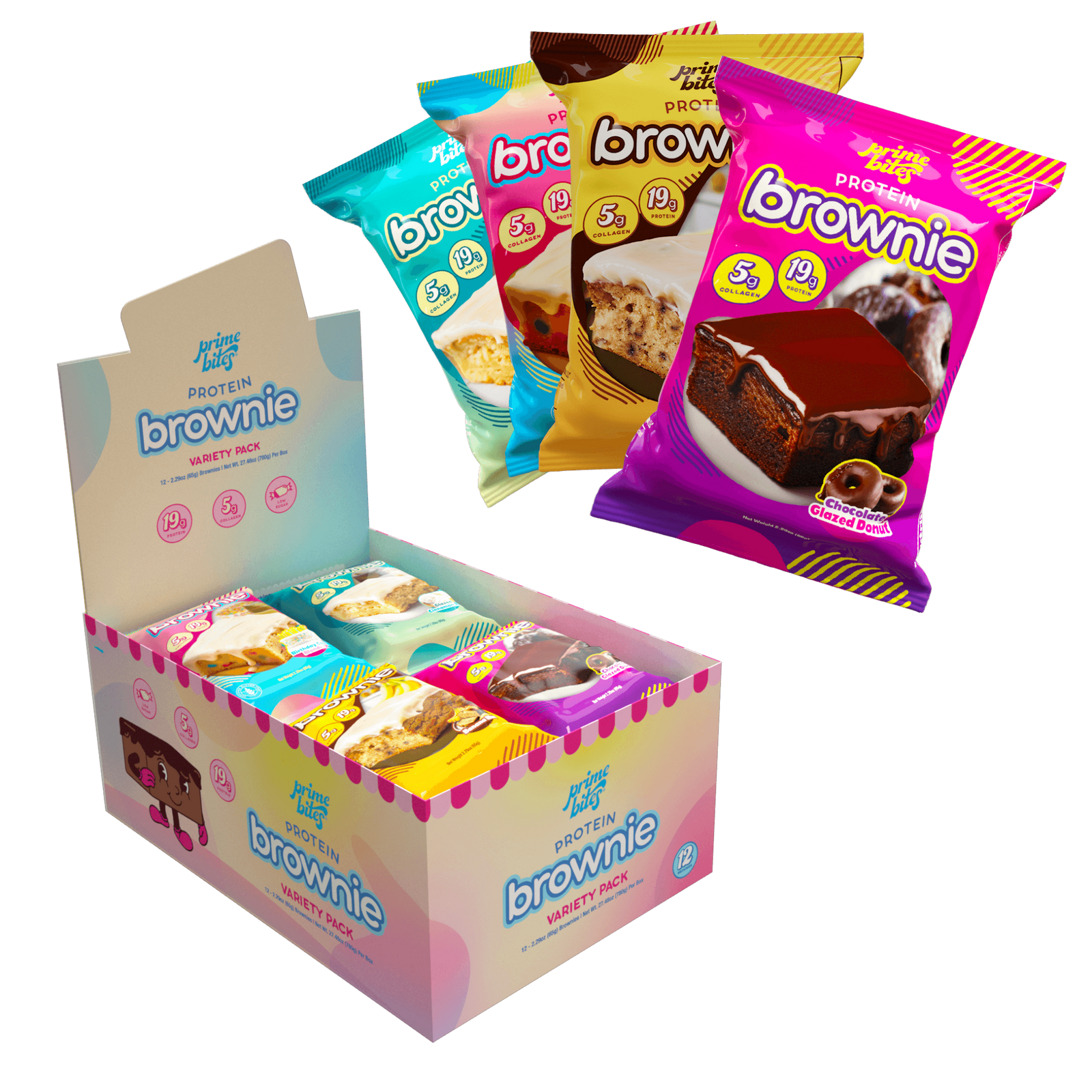 Gluten Free Protein Brownie Variety Pack