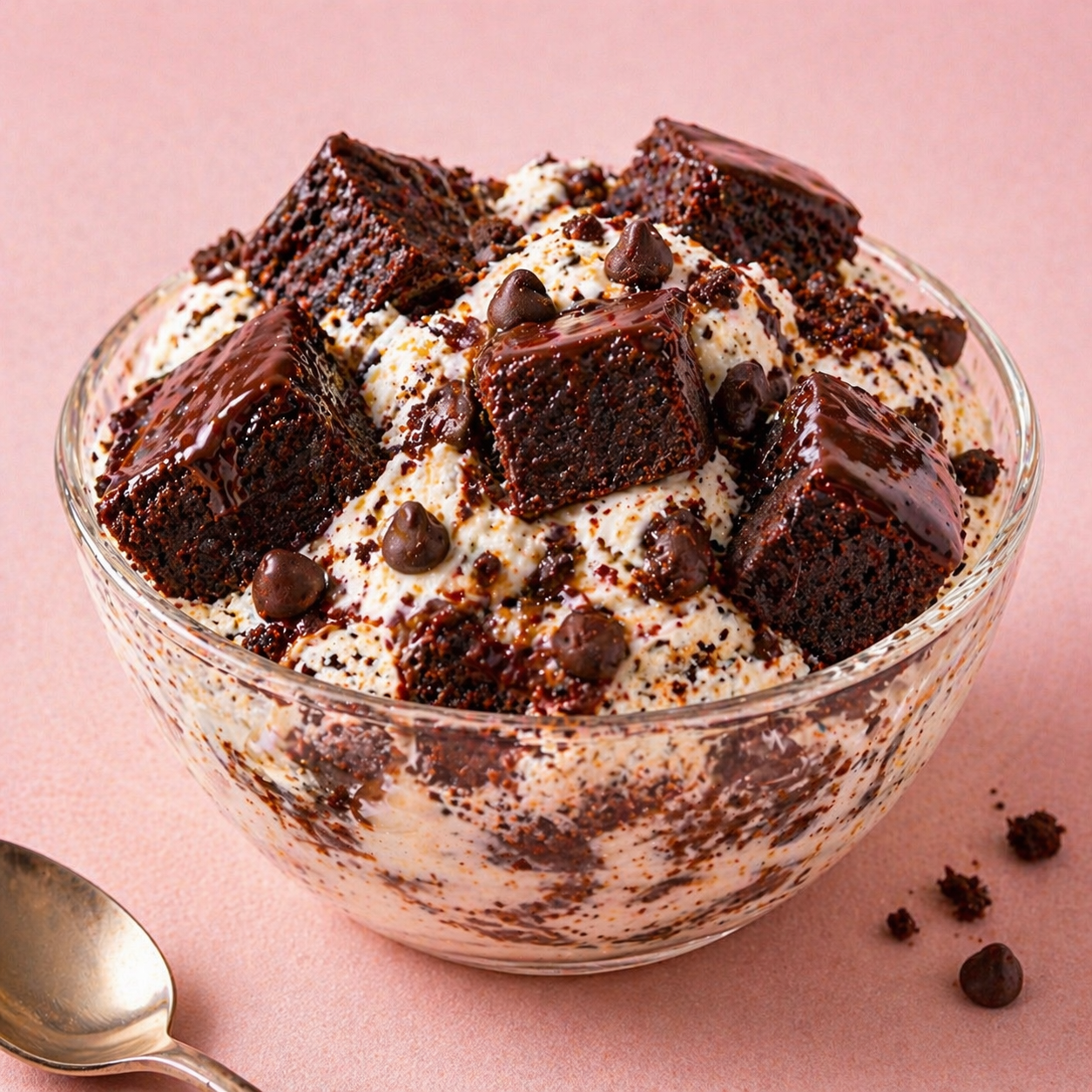 Cookie Monster Brownie Ice Cream