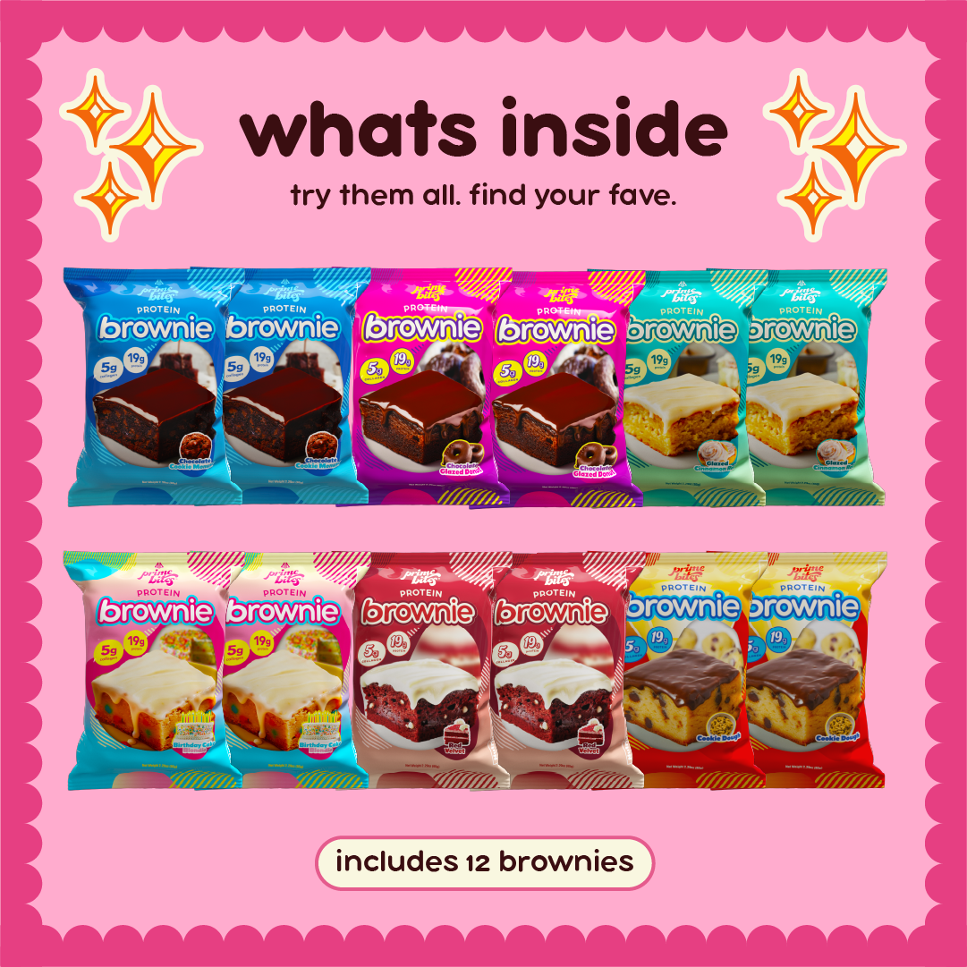 Protein Brownie Variety Pack - Prime Bites
