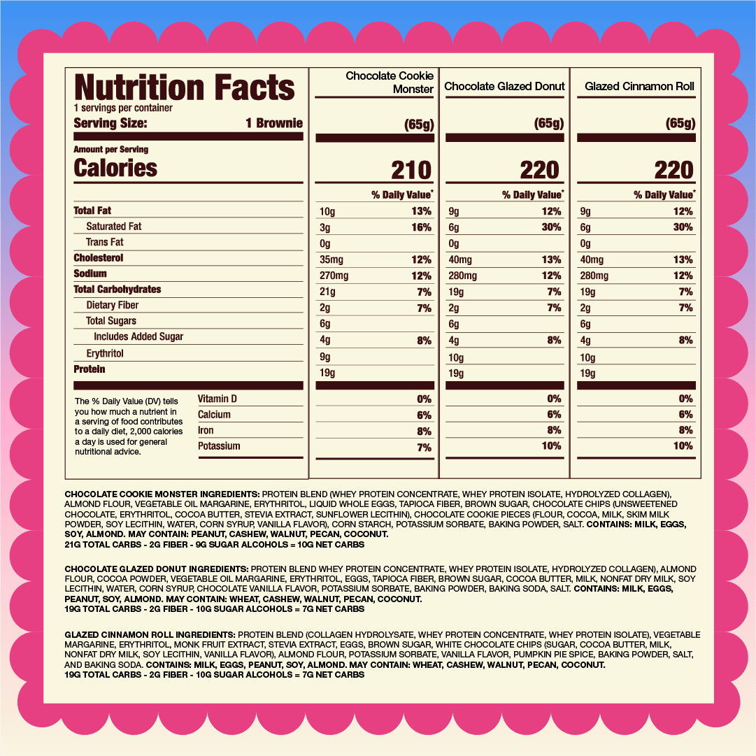 Protein Brownie Variety Pack - Prime Bites