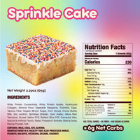 Sprinkle Cake Protein Brownies - Prime Bites