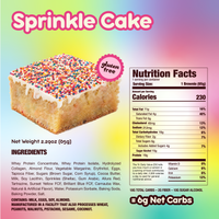 Sprinkle Cake Protein Brownies - Prime Bites