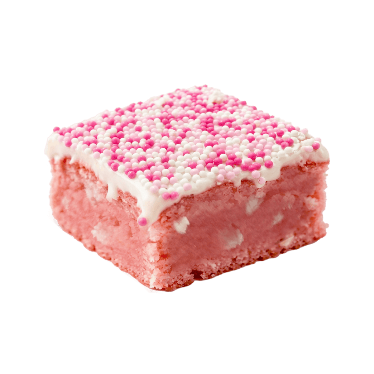 Strawberry Shortcake Protein Brownies