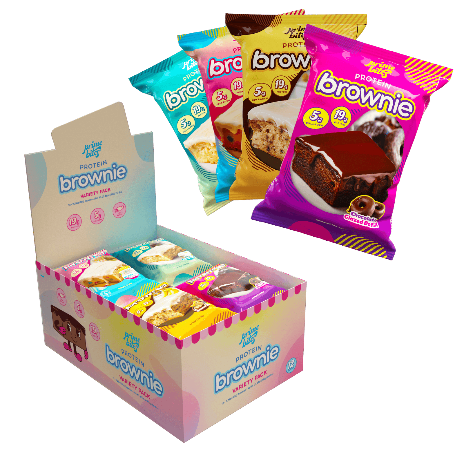 Gluten Free Protein Brownie Variety Pack